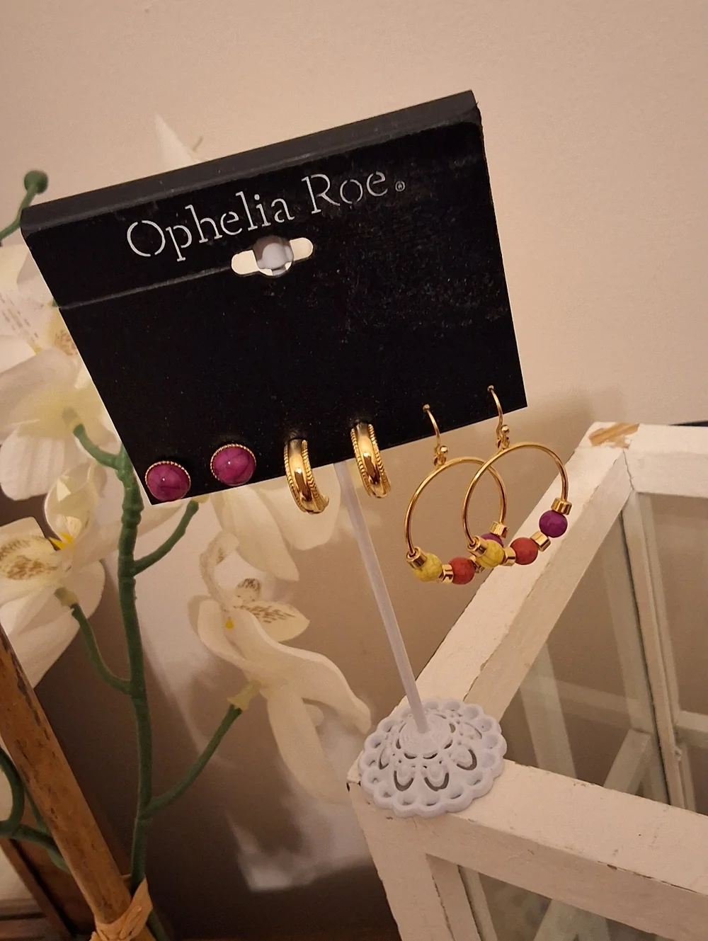 Ophelia Roe, NWT, Multiple Earring Set - Picture 3 of 5